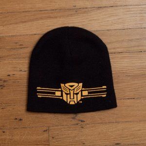 Transformers Beanie Boy One Size Black Autobot Hat